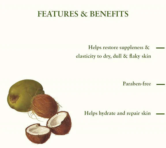 Just Herbs Kerala Coconut & Wheatgerm Body Butter - 200 gm