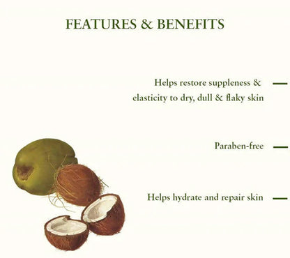 Just Herbs Kerala Coconut & Wheatgerm Body Butter - 200 gm