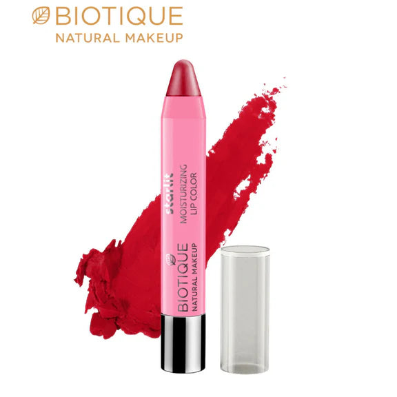 Biotique Starlit Moisturising Lipstick - Crimson Pop - 3.5 gm