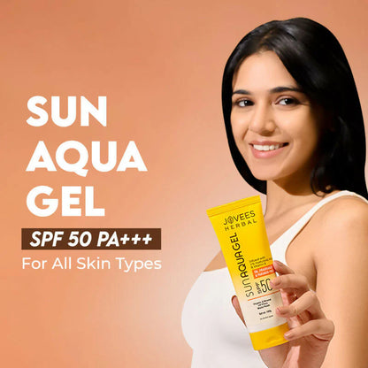 Jovees Herbal Sun Aqua Gel SPF 50 PA+++ Lightweight Texture - 30 gm