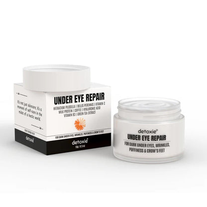 Detoxie Stress Free Look Combo | Face Serum 30ml +Moisturizer 50g +Under Eye Cream 15g - combo