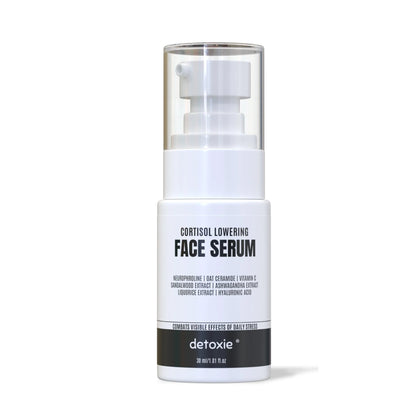 Detoxie Stress Free Look Combo | Face Serum 30ml +Moisturizer 50g +Under Eye Cream 15g - combo