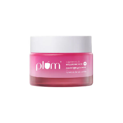 Plum Bulgarian Rose And 1% Hyaluronic Acid Dew-It-Light Gel Cream - 50 gm