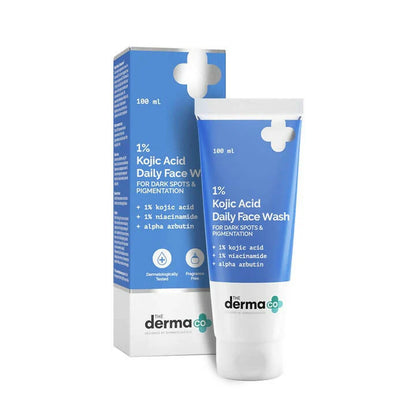The Derma Co 1% Kojic Acid Face Wash For Dark Spots & Pigmentation-100ml