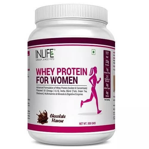 Inlife Whey Protein Powder For Women - 500 gm