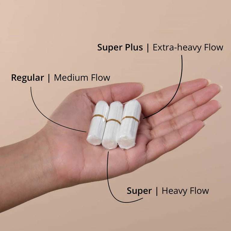 Carmesi 100% Organic Cotton Tampons - 16 Regular