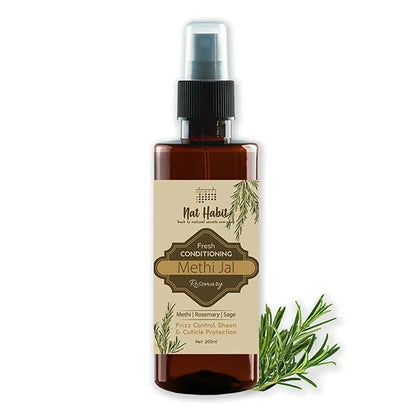 Nat Habit Fresh Conditioning Methi Jal Rosemary Hair Serum - 200 ml
