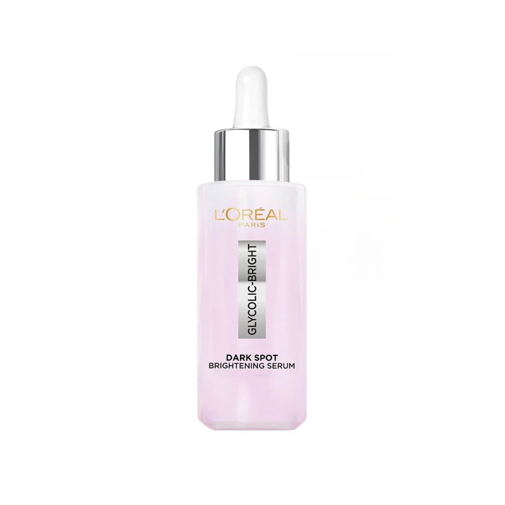 L'Oreal Paris Glycolic Bright 8% [Melasyl + Niacinamide] Face Serum For Brightening Dark Spots -15 ml