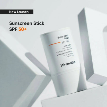 Minimalist SPF 50 Sunscreen Stick PA++++ With Adenosine, Rice Bran Oil & Vitamin E