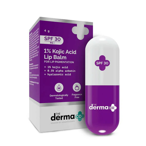 The Derma Co 1% Kojic Acid Lip Balm - 4 gm