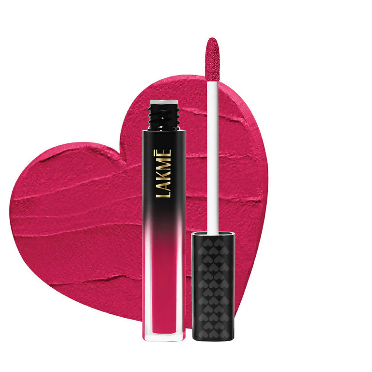 Lakme Xtraordin-Airy Velvet Matte Lip Mousse - Right Swipe Pink - 4.6 gm
