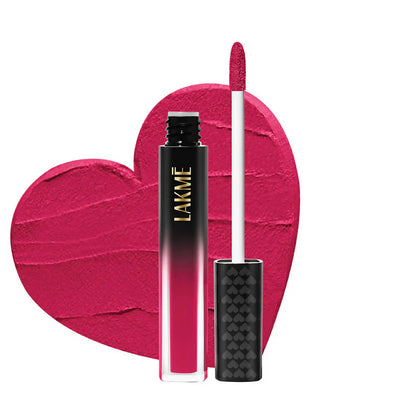 Lakme Xtraordin-Airy Velvet Matte Lip Mousse - Right Swipe Pink - 4.6 gm