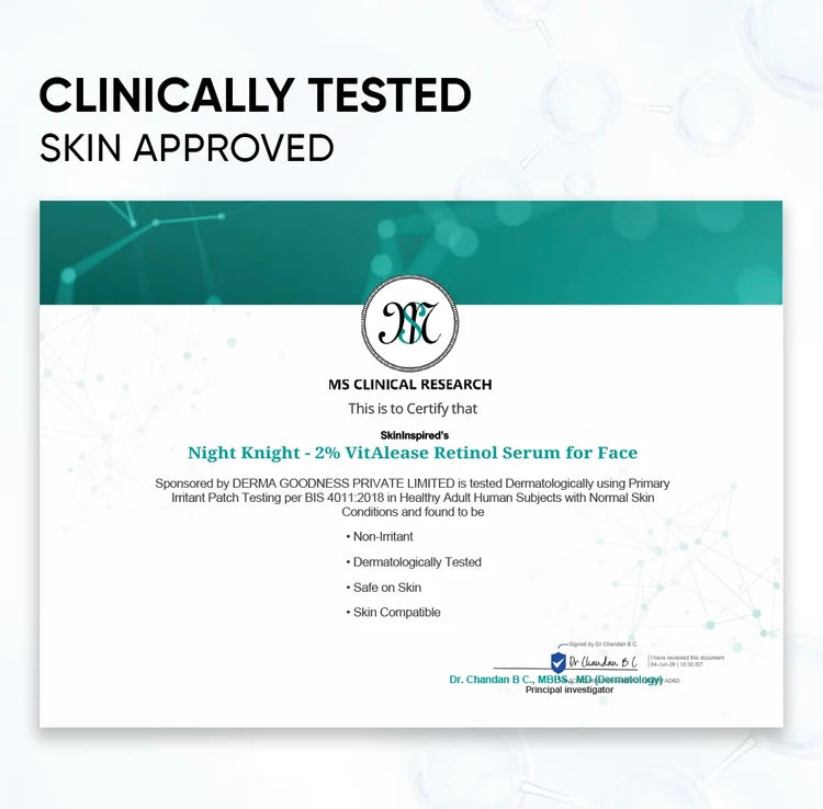 Night Knight - 2% VitAlease Retinol Serum for Face
