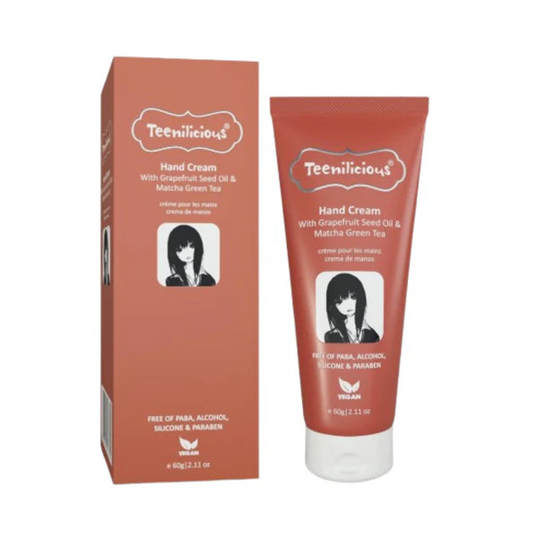 Teenilicious Hand Cream With Grapefruit Seed Oil & Matcha Green Tea - 60 gm