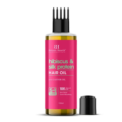 Botanic Hearth Hibicus & Silk Protein Hair Oil - 150 ml