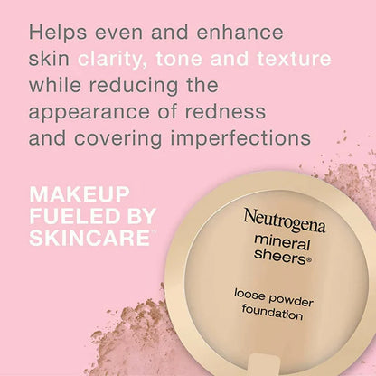 Neutrogena Mineral Sheers Loose Powder Foundation, Natural Beige 60 - 5.5 gm