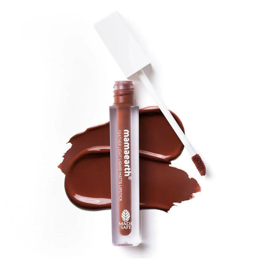 Mamaearth Feather Light Liquid Matte Lipstick - Nude Tea