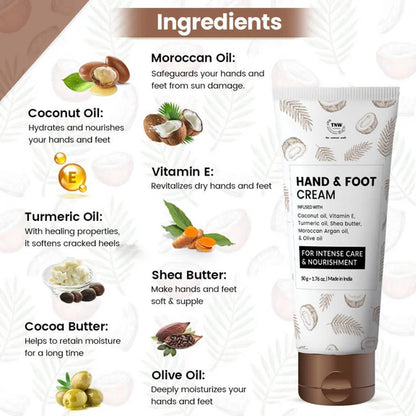 The Natural Wash Hand & Foot Cream - 50 gm