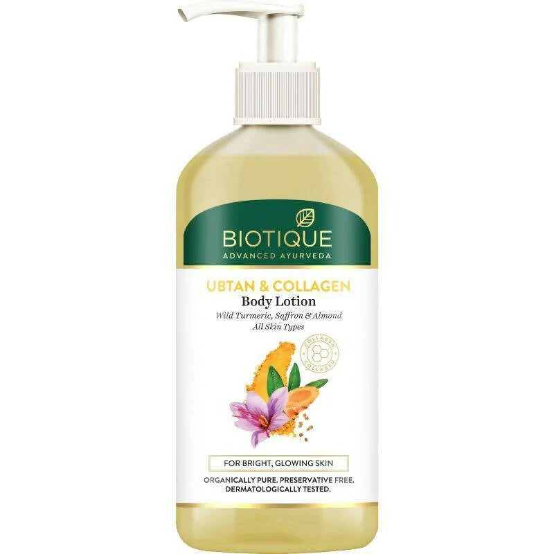Biotique Advanced Ayurveda Ubtan & Collagen Body Lotion
