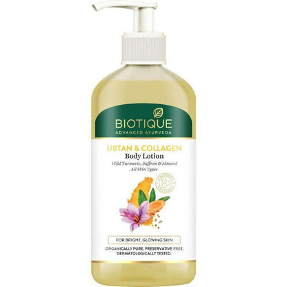 Biotique Advanced Ayurveda Ubtan & Collagen Body Lotion