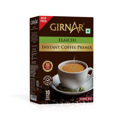 Girnar Instant Premix Coffee With Elaichi - 10 Sachets
