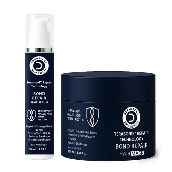 Dermistry Bond Repair Hair Mask & Serum with TeraBond Maleic Acid & Protein - combo