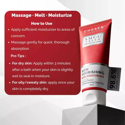 Chosen Smoo Moisturizing Crème Fresh For Body - 99 ml