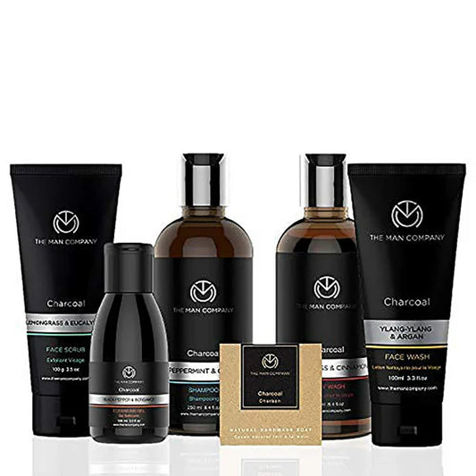 The Man Company Charcoal Grooming Kit - combo