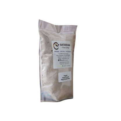 Satjeevan Organic Stone-Ground Ragi Flour - 500 gm