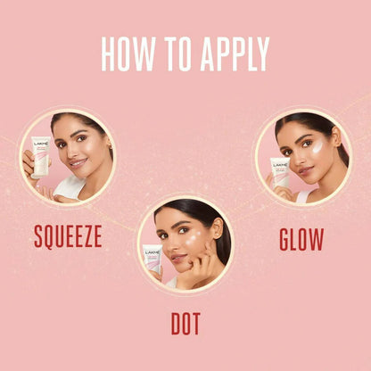 Lakme 9 To 5 Lumi Strobe Cream Highlighter + Moisturizer + Primer - 60 gm