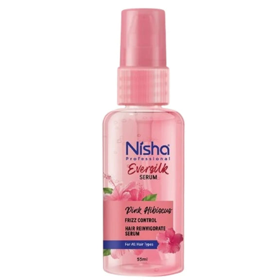 Nisha Hair Serum Eversilk Pink Hibiscus Serum - 55 ml