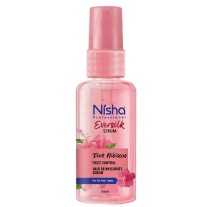Nisha Hair Serum Eversilk Pink Hibiscus Serum - 55 ml