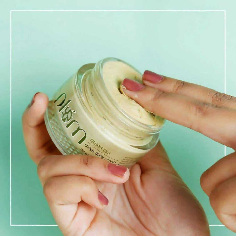 Plum Green Tea Clear Face Mask - 60 gm