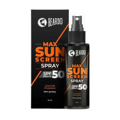 Beardo Max Sunscreen Spray SPF-50 for Men - 50 ml