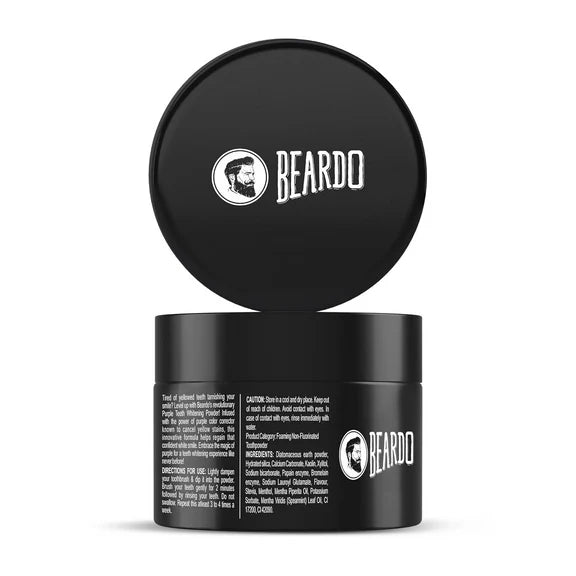 Beardo Purple X Teeth Whitening Powder - 50 gm