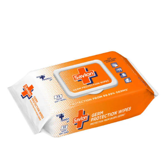 Savlon Germ Protection Wipes - 72 Wipes