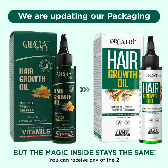 Orgatre Hair Growth Oil With 28 Herbal Oils ??Promotes Hair Growth, Reduces Hair Fall & Dandruff - 100 ml