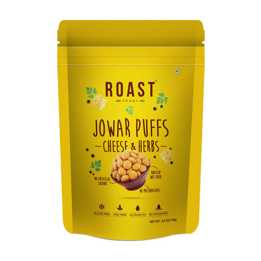 Roast Foods Jowar Puff Cheese & Herbs - 70 gm