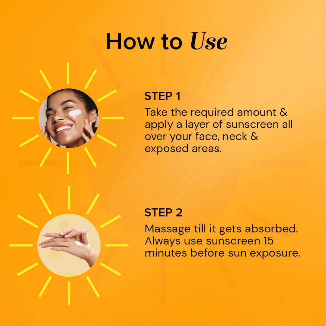 Khadi Natural Vitamin C + Hyaluronic Acid Sunscreen SPF 50 PA+++ - 100 gm