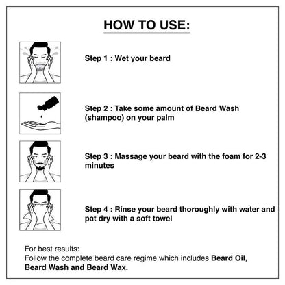 The Man Company Beard Wash With Almond & Thyme - 100 ml
