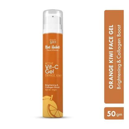 Nat Habit Active Orange Kiwi Vit-C Face Gel - 50 gm