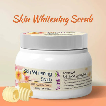 NutriGlow Skin Whitening Face Scrub - 300 gm