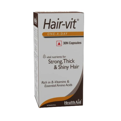 HealthAid Hair-vit (Multivitamins for Hair) Capsules - 30 caps