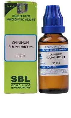 SBL Homeopathy Chininum Sulphuricum Dilution -30 CH