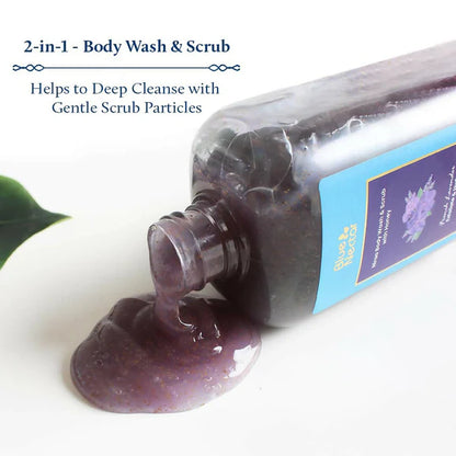 Blue Nectar Niraa Body Wash & Scrub with Honey - French Lavender - 250 ml