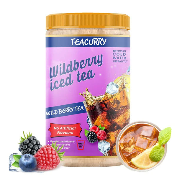 Teacurry Wildberry Instant Iced Tea Mix - 160 gm