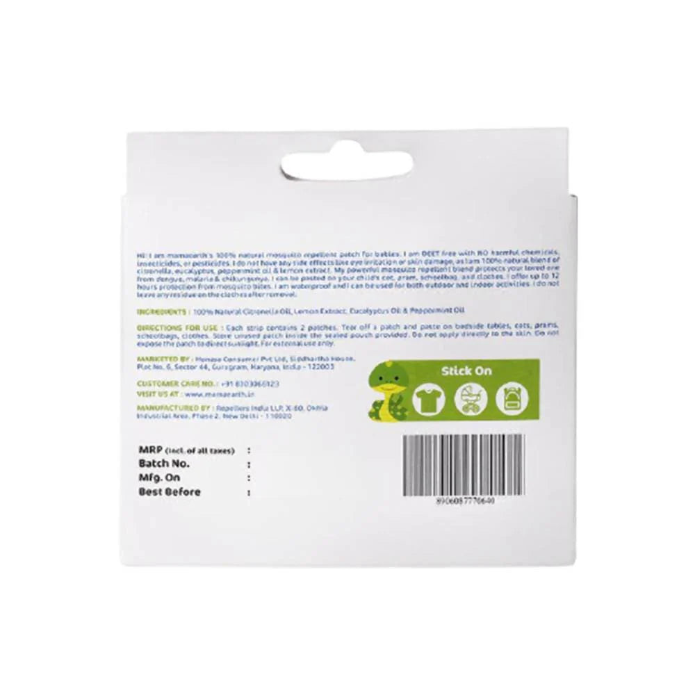 Mamaearth Natural Repellent Mosquito Patches for Babies, 24 pcs