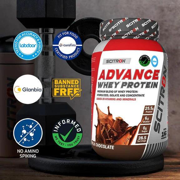 Scitron Advance Whey Protein Milk Chocolate Flavor - 1 kg