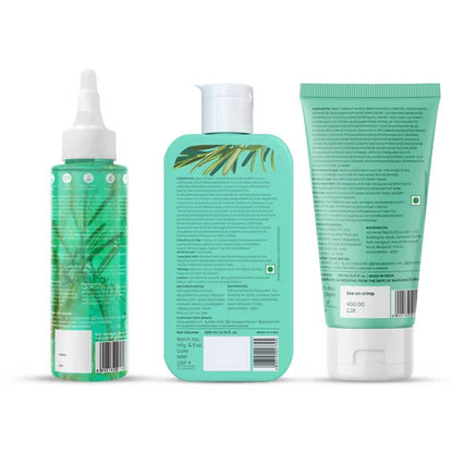PLIX The Plant Fix Rosemary Hair Growth Advanced Hair Oil, Anti Hairfall Shampoo & Conditioner - Combo