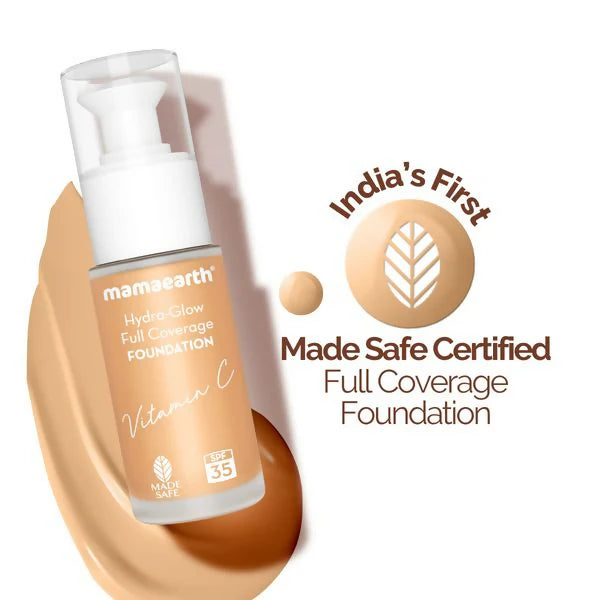 Mamaearth Hydra-Glow Full Coverage Foundation With Vitamin C & Turmeric - Creme Glow